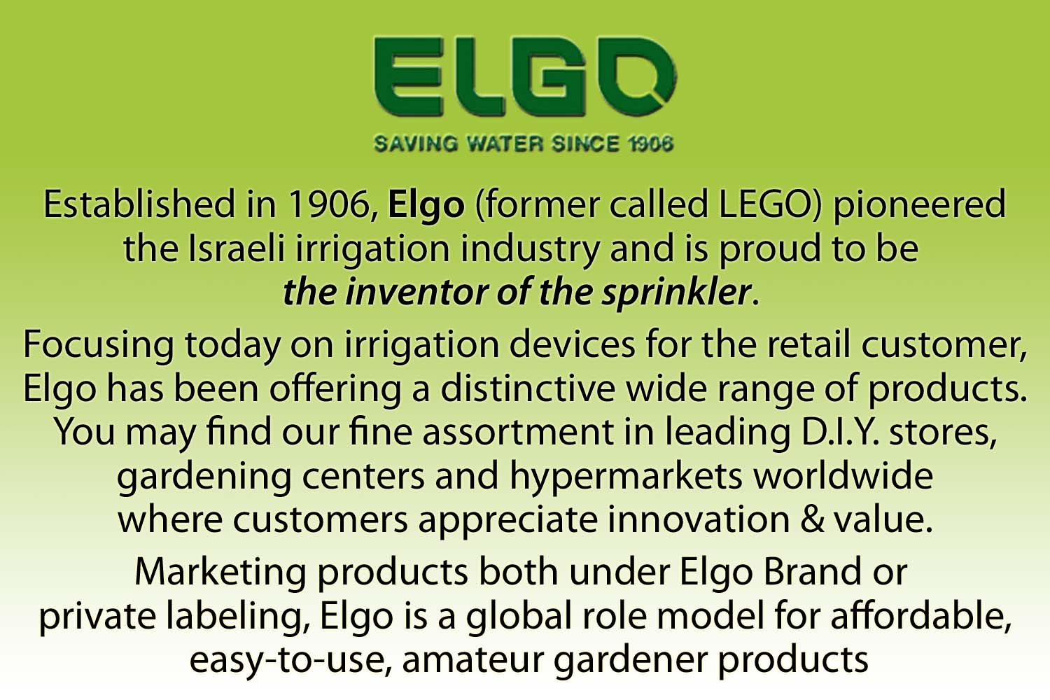 Thumbnail Automatic Irrigation Elgo